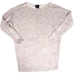 Nymphe Sweater Top Round Neck Dolman Sleeve Pullover Pink Women's Small Casual